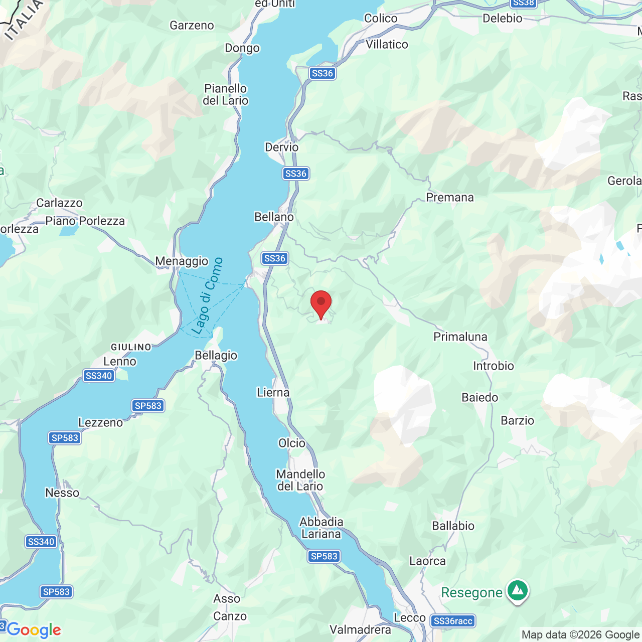 Via Adamello, 36, 23825 Esino Lario LC, Italia