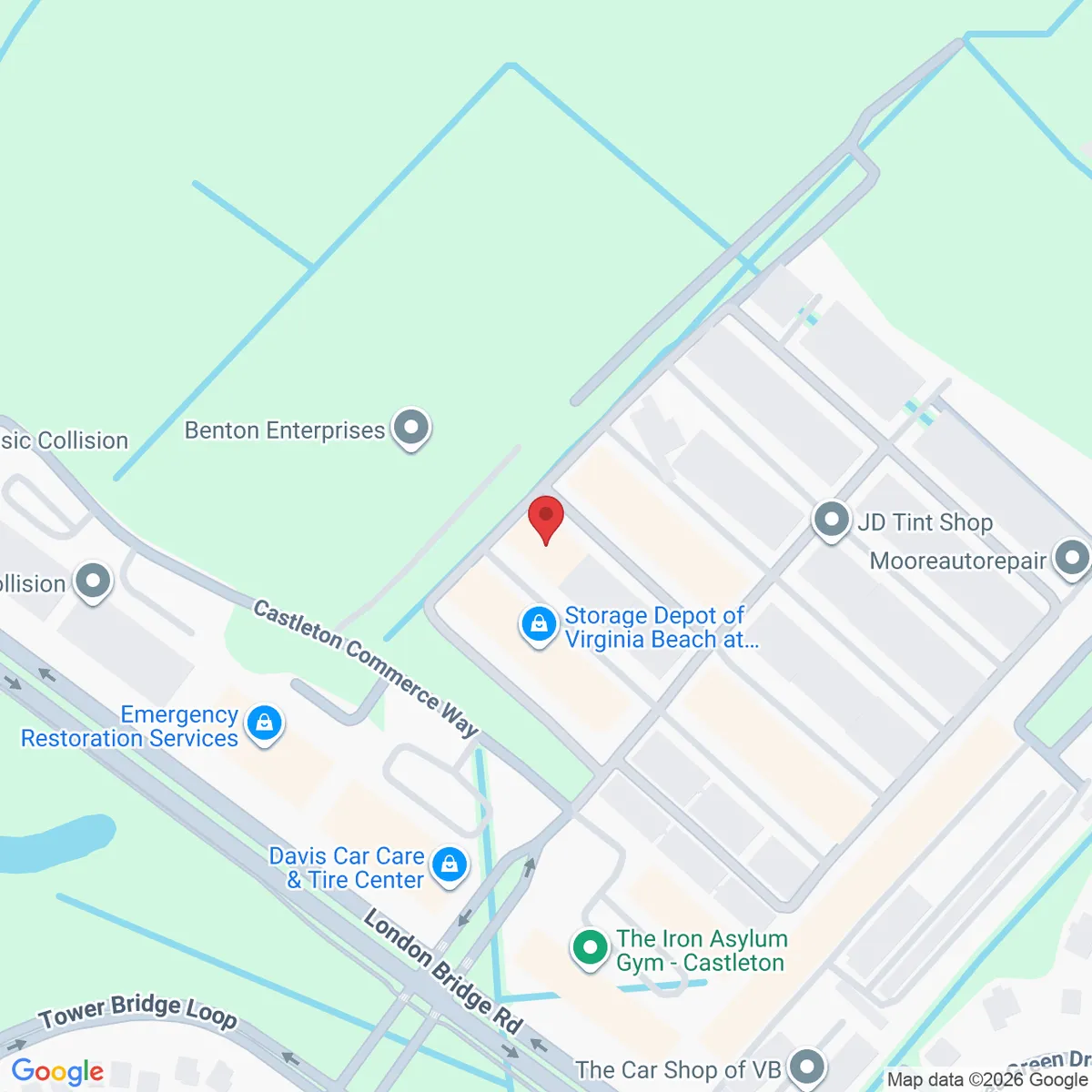 2424 Castleton Commerce Way unit 1102, Virginia Beach, VA 23456, USA