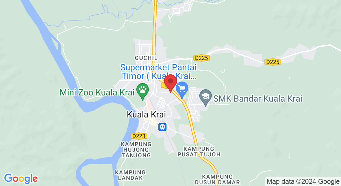 Kuala Krai, 18000 Kuala Krai, Kelantan, Malaysia
