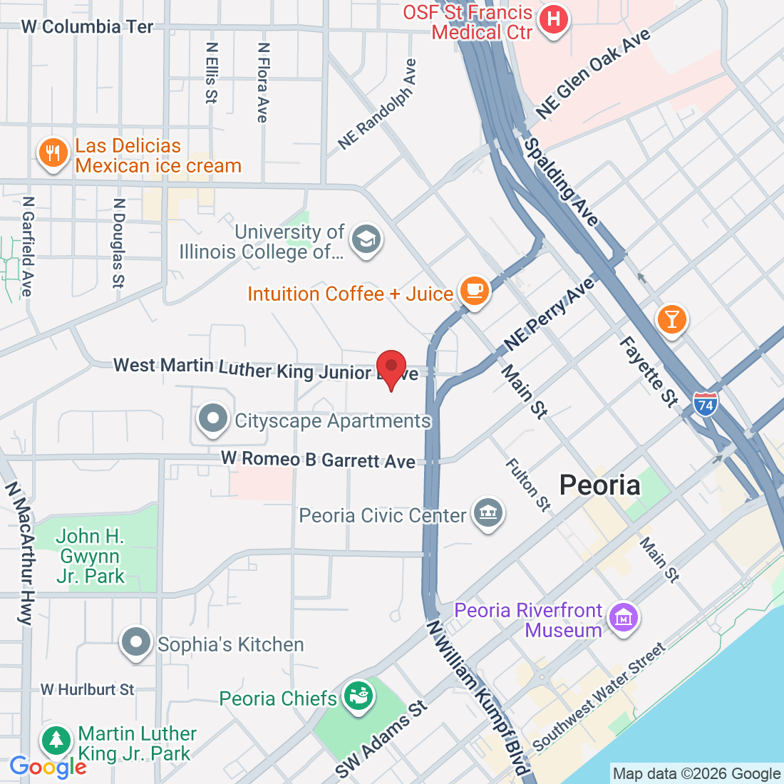 215 W Sam J Stone Ave, Peoria, IL 61605, USA