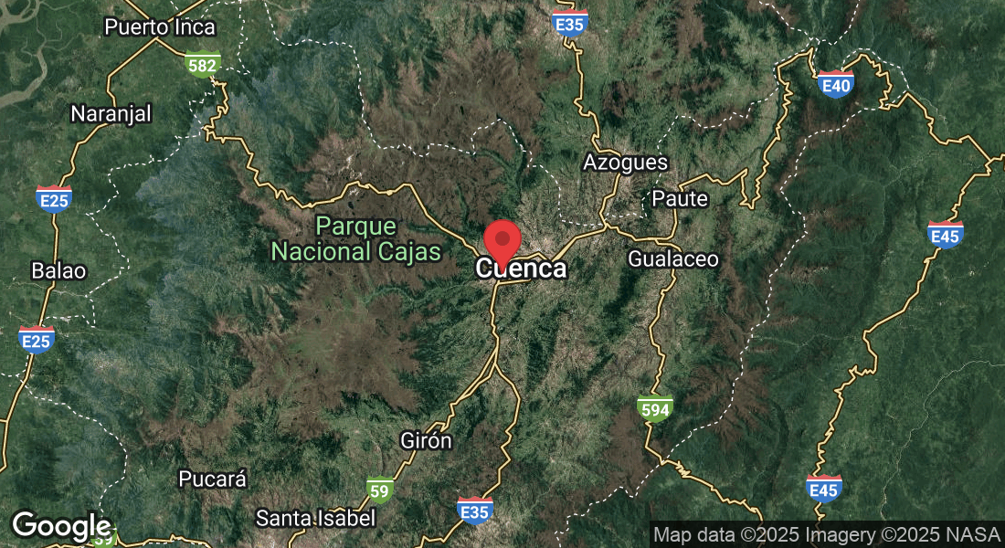 Fray Gaspar de Carvajal, Cuenca, Ecuador