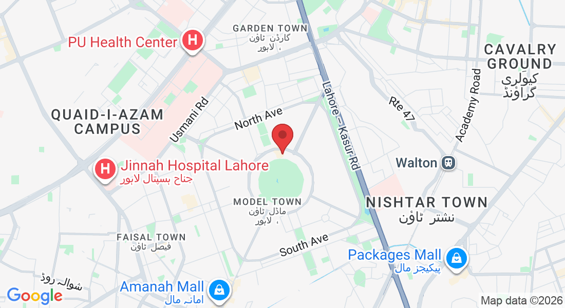 Model Town C Block Bank Square Market, Shop No.14, 15، Model Town, Lahore, 54000, Pakistan