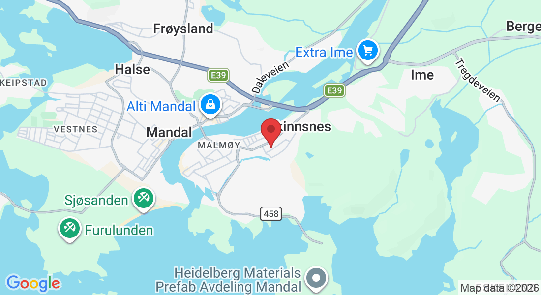 Øksa 8, 4515 Mandal, Norway