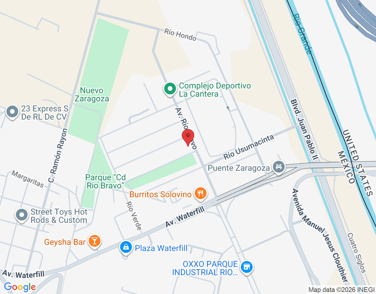 Av. Río Bravo 1729, C . Río Bravo, 32550 Juárez, Chih., Mexico