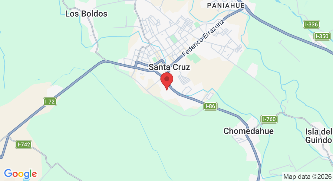 Prof.ª Mercedes Barrios 352, 3130189 Santa Cruz, O'Higgins, Chile