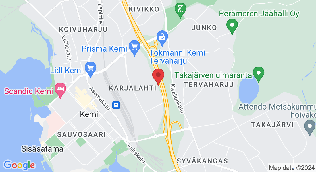 Autoilijantie 9, 94600 Kemi, Suomi