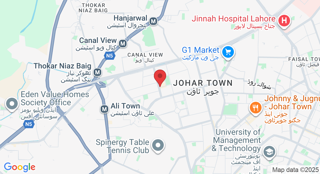 Office # 1-2, 1st Floor, Khalid Business Centre, opposite Expo Center Road, Block H-3 Block H 3 Phase 2 Johar Town, Lahore, Pakistan