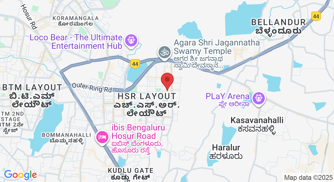 #677, 1st Floor, 13th Cross, 27th Main Rd, 1st Sector, HSR Layout, Bengaluru, Karnataka 560102, India