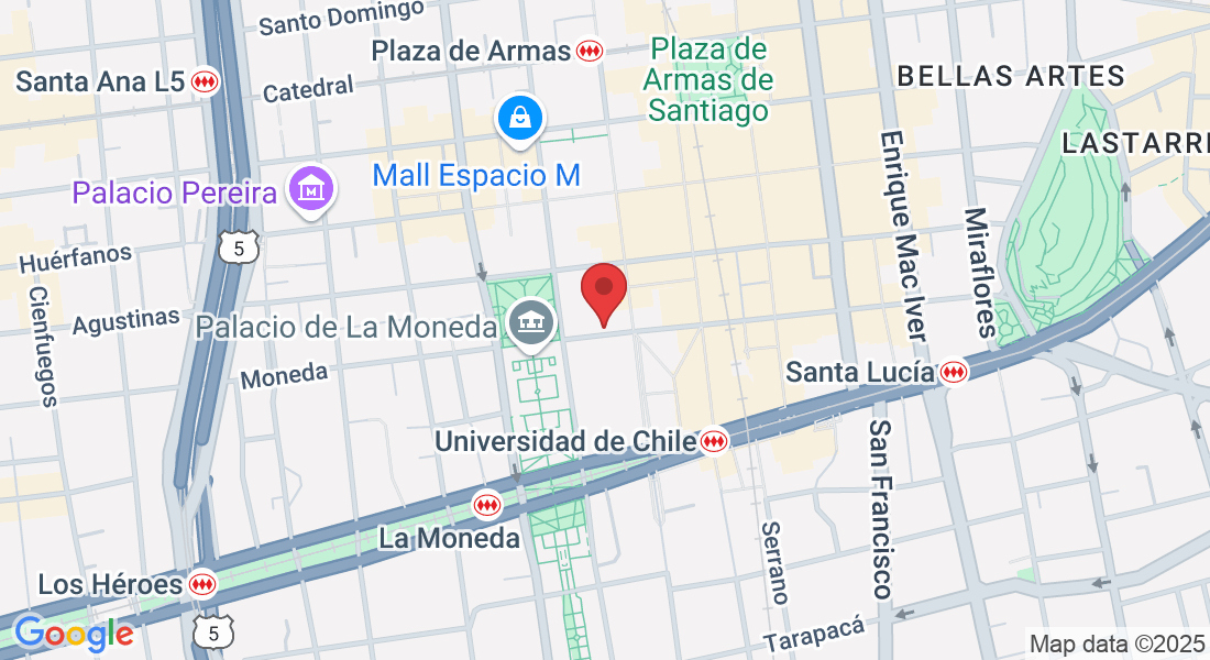 Moneda 1137, 8340457 Santiago, Región Metropolitana, Chile
