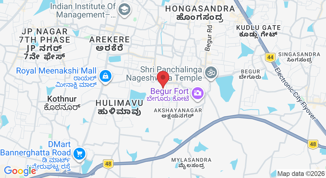 VJF6+VX3, Akshaya Gardens, Akshayanagar, Bengaluru, Karnataka 560076, India