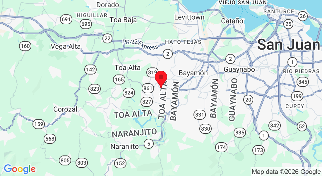 Bo. Ortiz Carretera 829 km. 0.8, Toa Alta, 00953, Puerto Rico