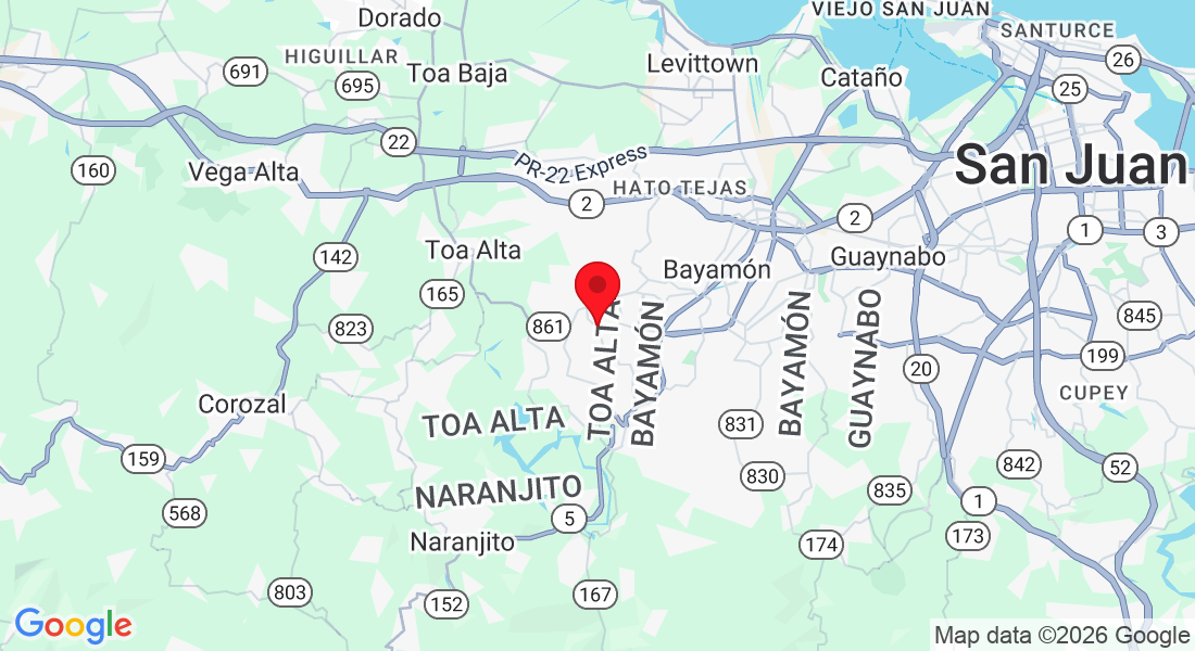 Bo. Ortiz Carretera 829 km. 0.8, Toa Alta, 00953, Puerto Rico