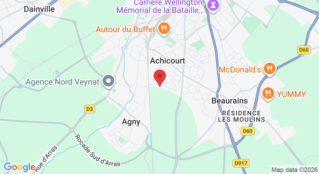 4 Rue des Bouleaux, 62217 Achicourt, France