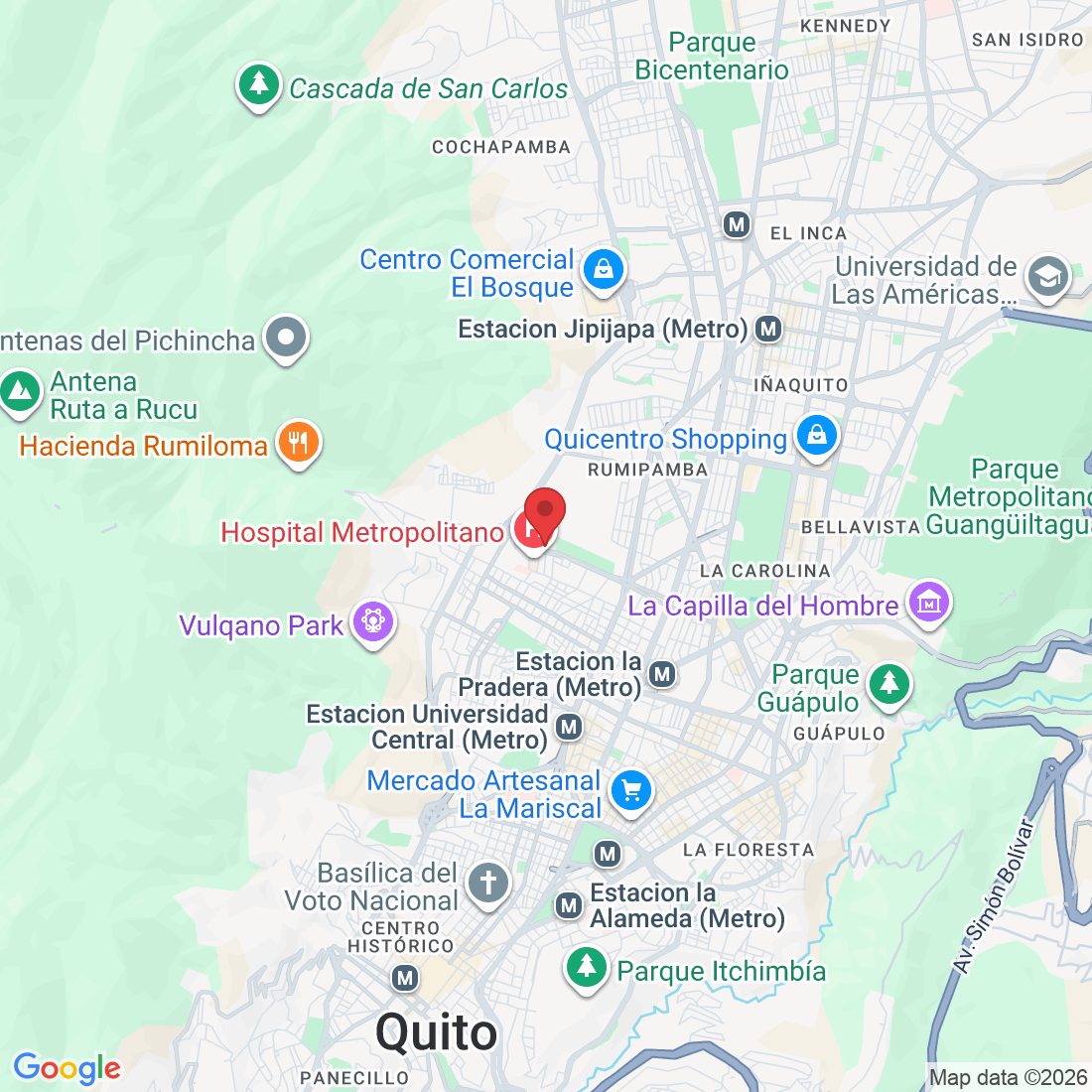 piso3, Ofi, Centro Médico CITIMED, Av. Mariana de Jesús 330, Quito 170147, Ecuador
