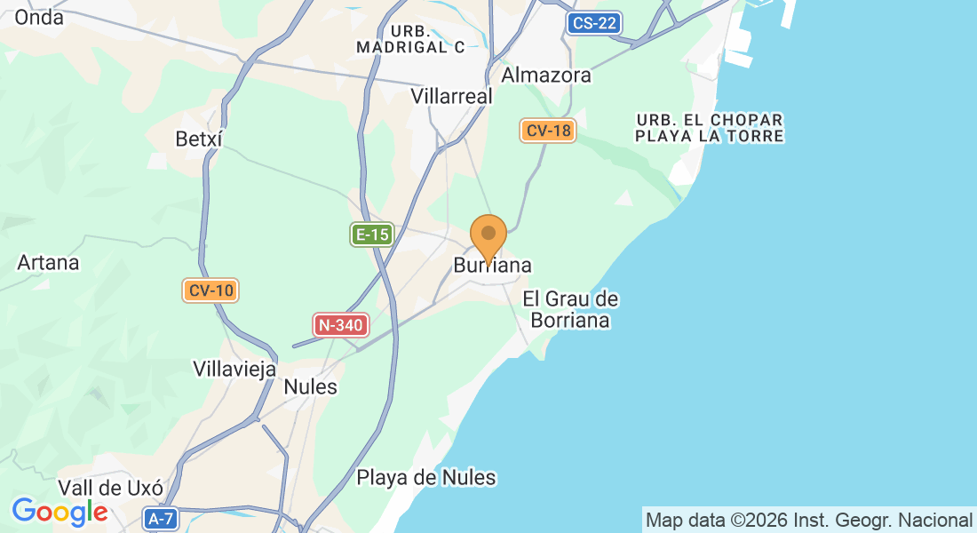 Carrer Menéndez Pelayo, 2, esc 1, 12530 Borriana, Castelló, España