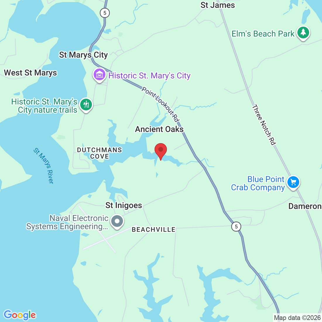 18050 Church Cove Ln, St Inigoes, MD 20684, EE. UU.