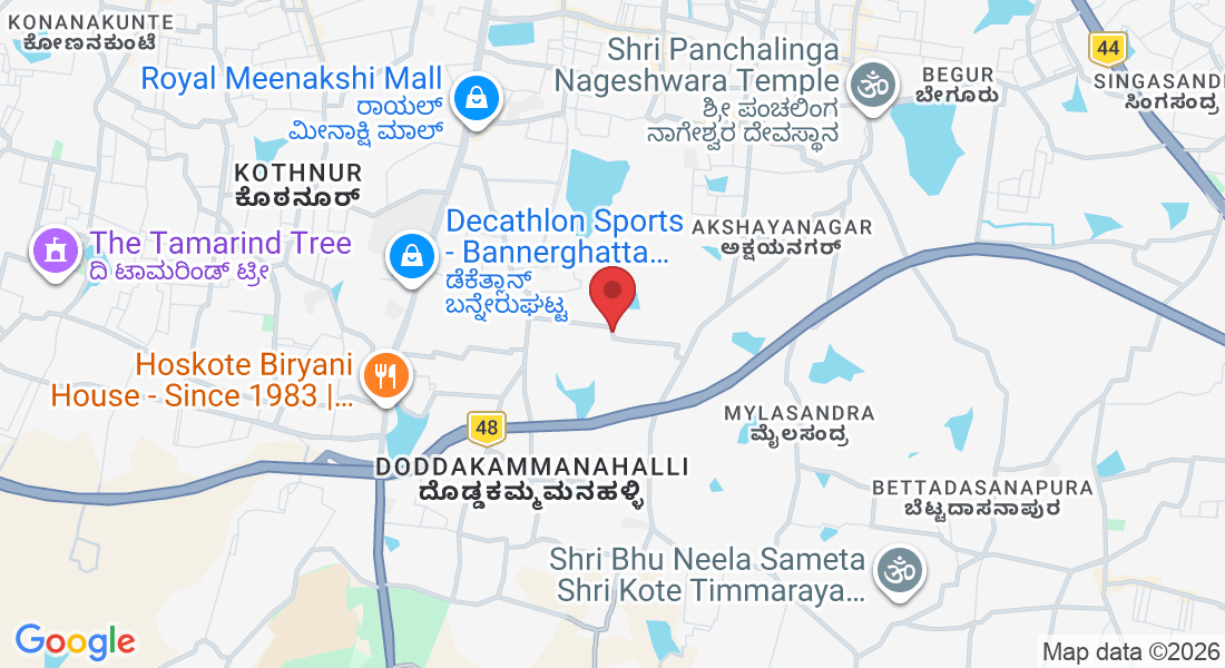 66A, Nobel Residency Road, Road, near NANDI CITADEL, Chandrasekarapura, Hobli, Begur, Bengaluru, Karnataka 560083, India