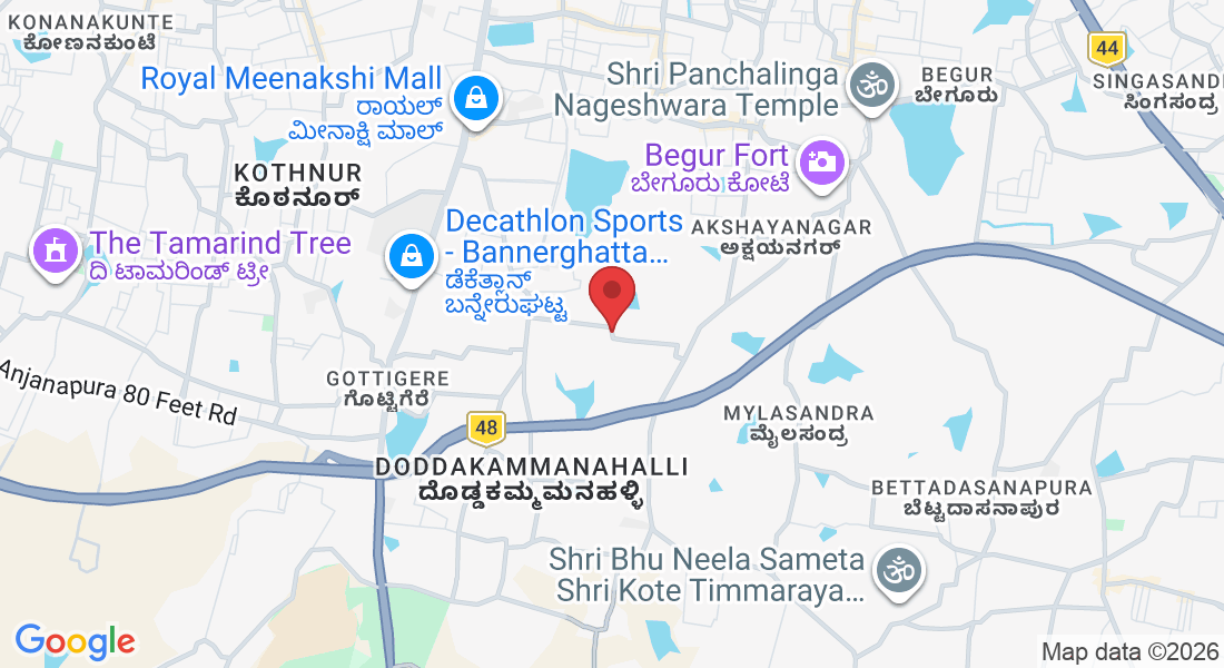 66A, Nobel Residency Road, Road, near NANDI CITADEL, Chandrasekarapura, Hobli, Begur, Bengaluru, Karnataka 560083, India