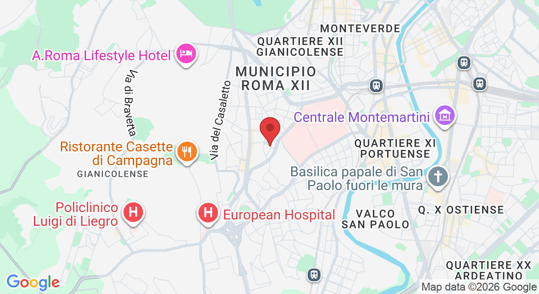 Via Giulio Tarra, 52, 00151 Roma RM, Italia