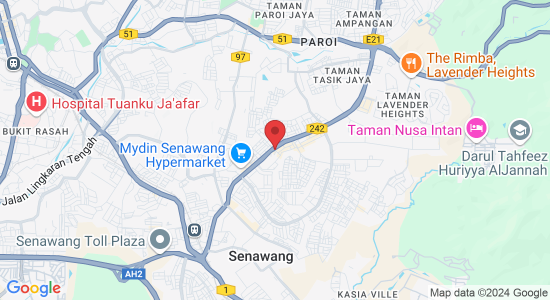 22, Jalan Taman Komersial Senawang 1, Taman Komersil Senawang, 70450 Seremban, Negeri Sembilan, Malaysia