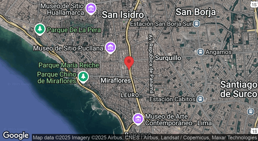 oficina 205, Av. Paseo de la República 5220, Miraflores 15074, Perú