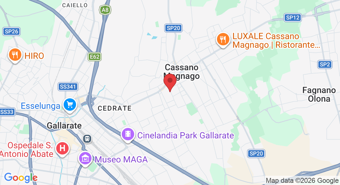 Via del Lavoro, 18, 21012 Cassano Magnago VA, Italia