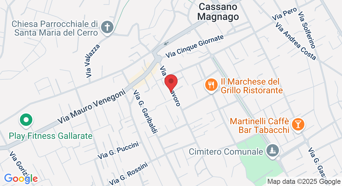 Via del Lavoro, 18, 21012 Cassano Magnago VA, Italia