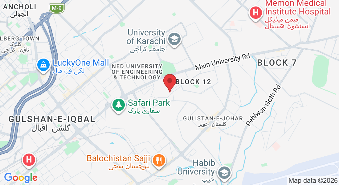 Block 1 Gulistan-e-Johar, Karachi, Pakistan