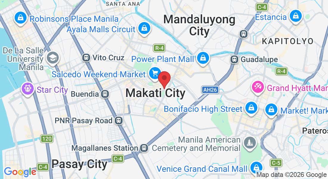 8741 Paseo de Roxas, Makati City, 1200 Metro Manila, Philippines