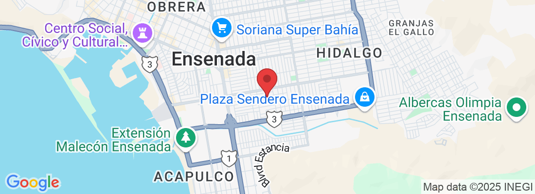 Mármol 360, Costa Azul, 22890 Ensenada, B.C., México
