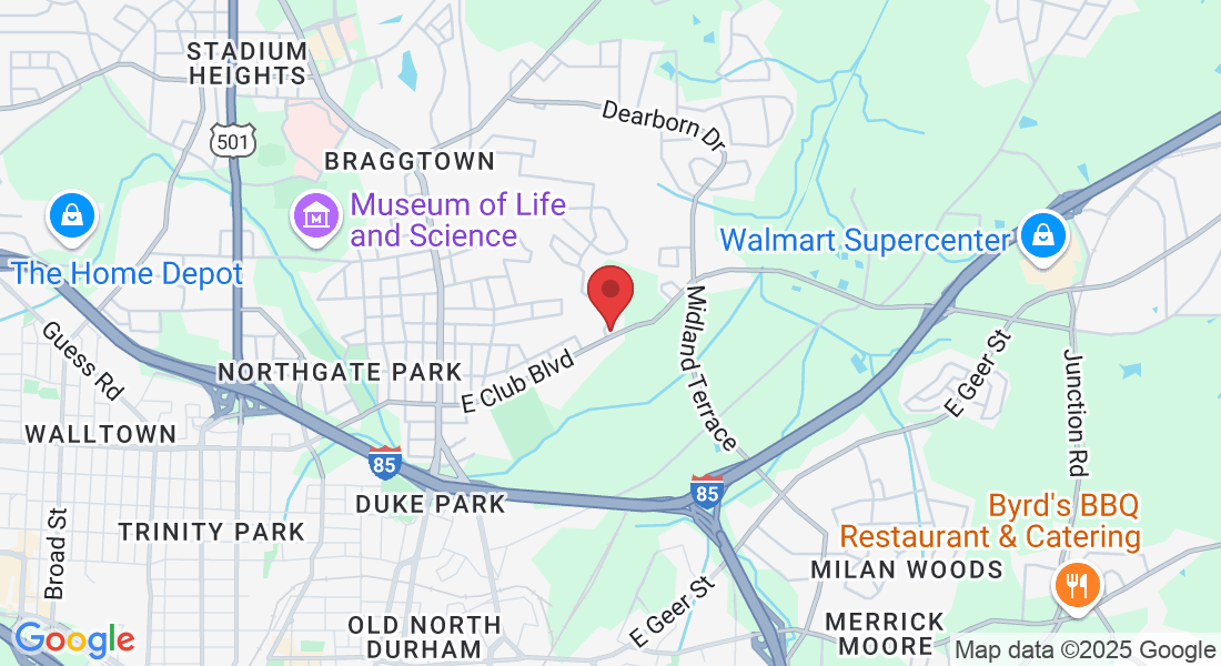 1215 E Club Blvd, Durham, NC 27704, USA