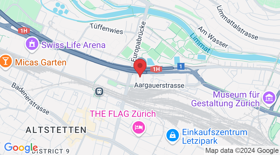 Aargauerstrasse 180, 8048 Zürich, Switzerland