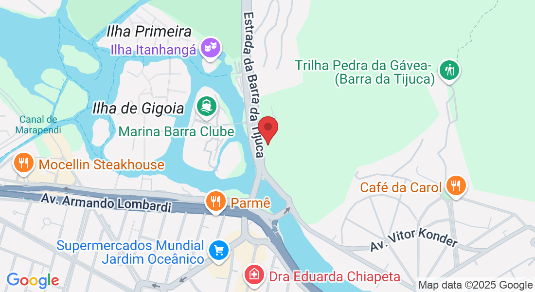 Estrada da Barra da Tijuca, 1006 - Itanhangá, Rio de Janeiro - RJ, 22641-003, Brasil