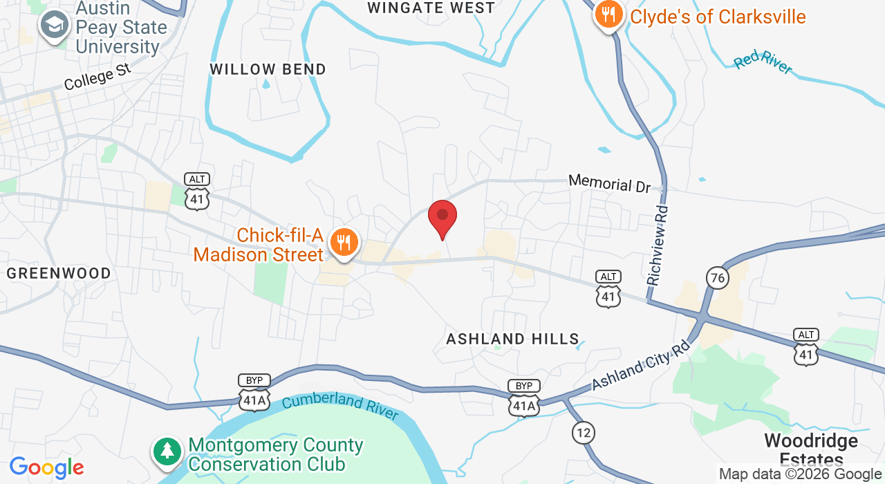 140 Hillcrest Dr suite 204, Clarksville, TN 37043, USA