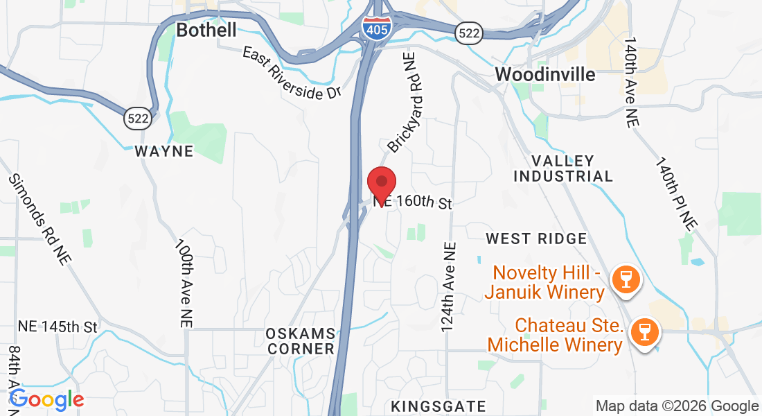 11801 NE 160th St suite d, Bothell, WA 98011, USA