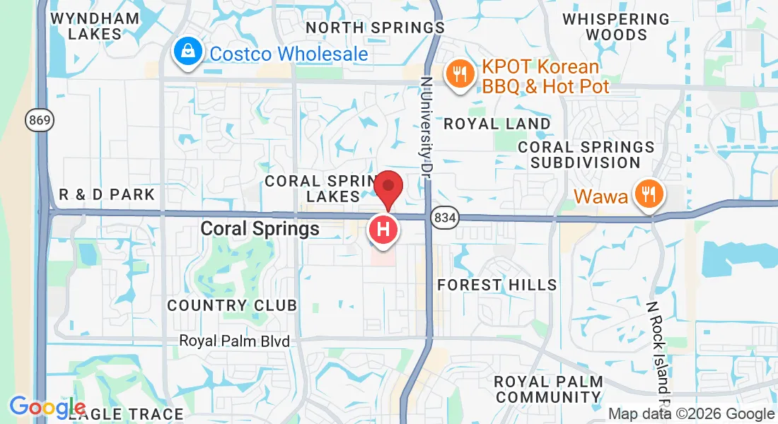9631 W Sample Rd, Coral Springs, FL 33065, USA
