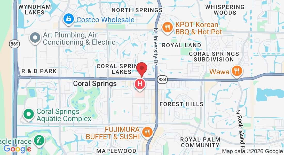 9631 W Sample Rd, Coral Springs, FL 33065, USA