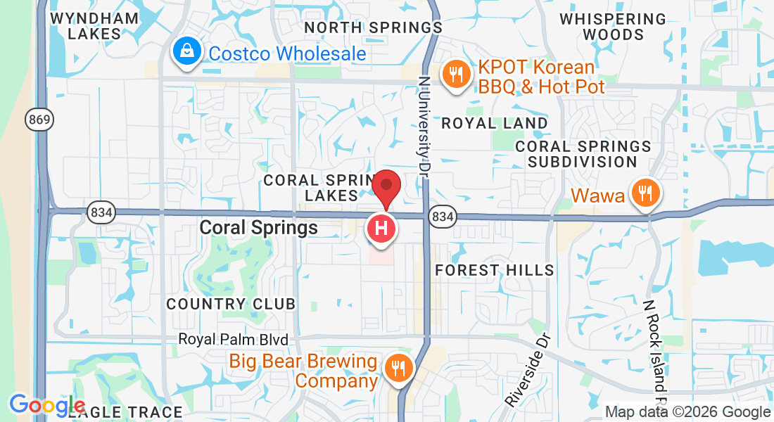9631 W Sample Rd, Coral Springs, FL 33065, USA