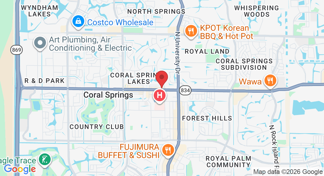 9631 W Sample Rd, Coral Springs, FL 33065, USA