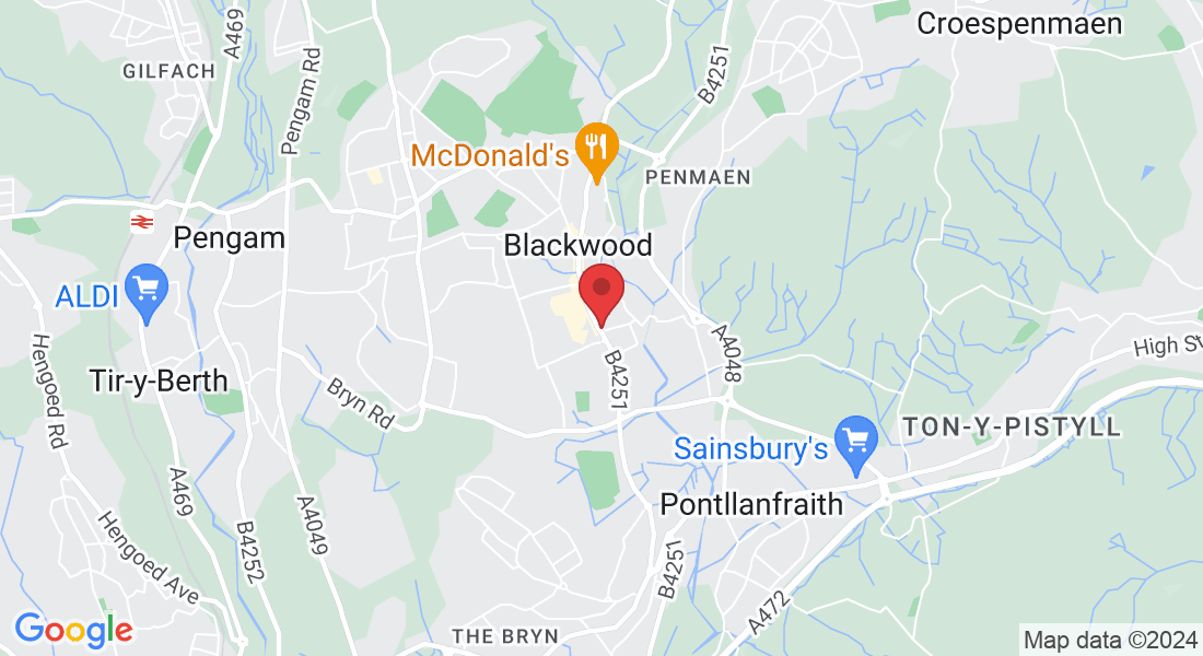 205-207 High St, Blackwood NP12 1AA, UK