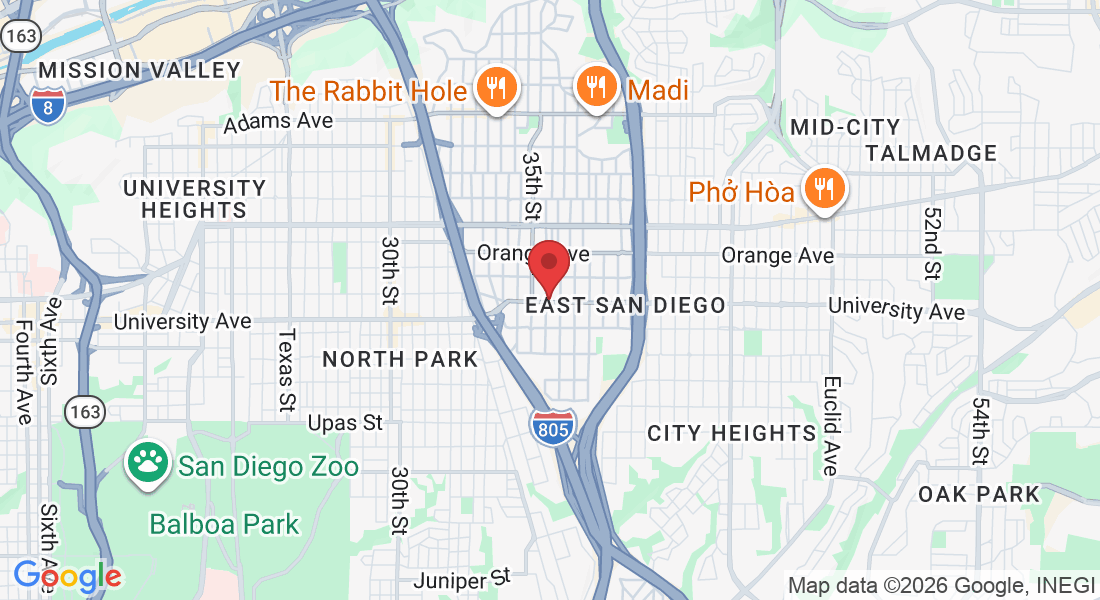 3556 University Ave, San Diego, CA 92104, USA