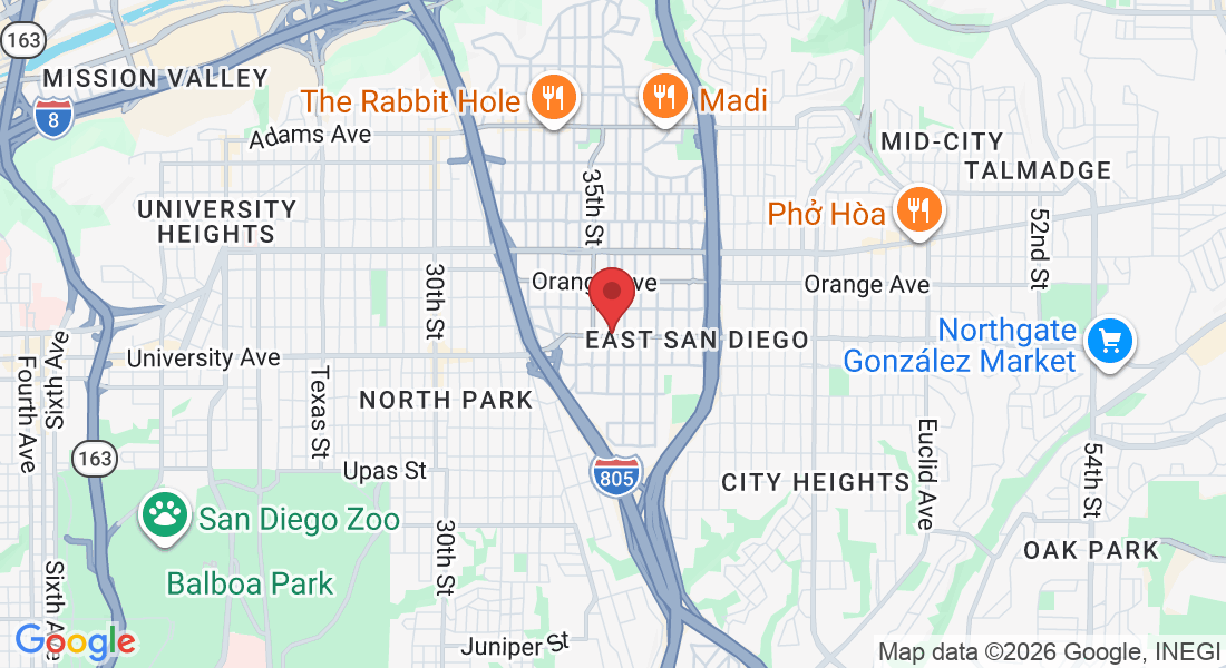 3556 University Ave, San Diego, CA 92104, USA