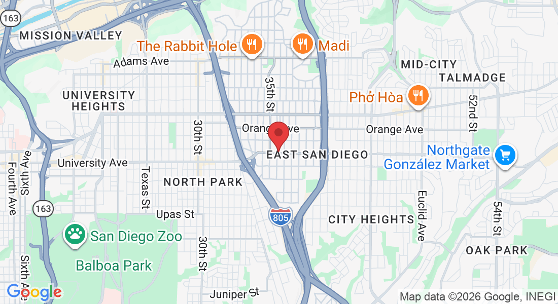 3556 University Ave, San Diego, CA 92104, USA