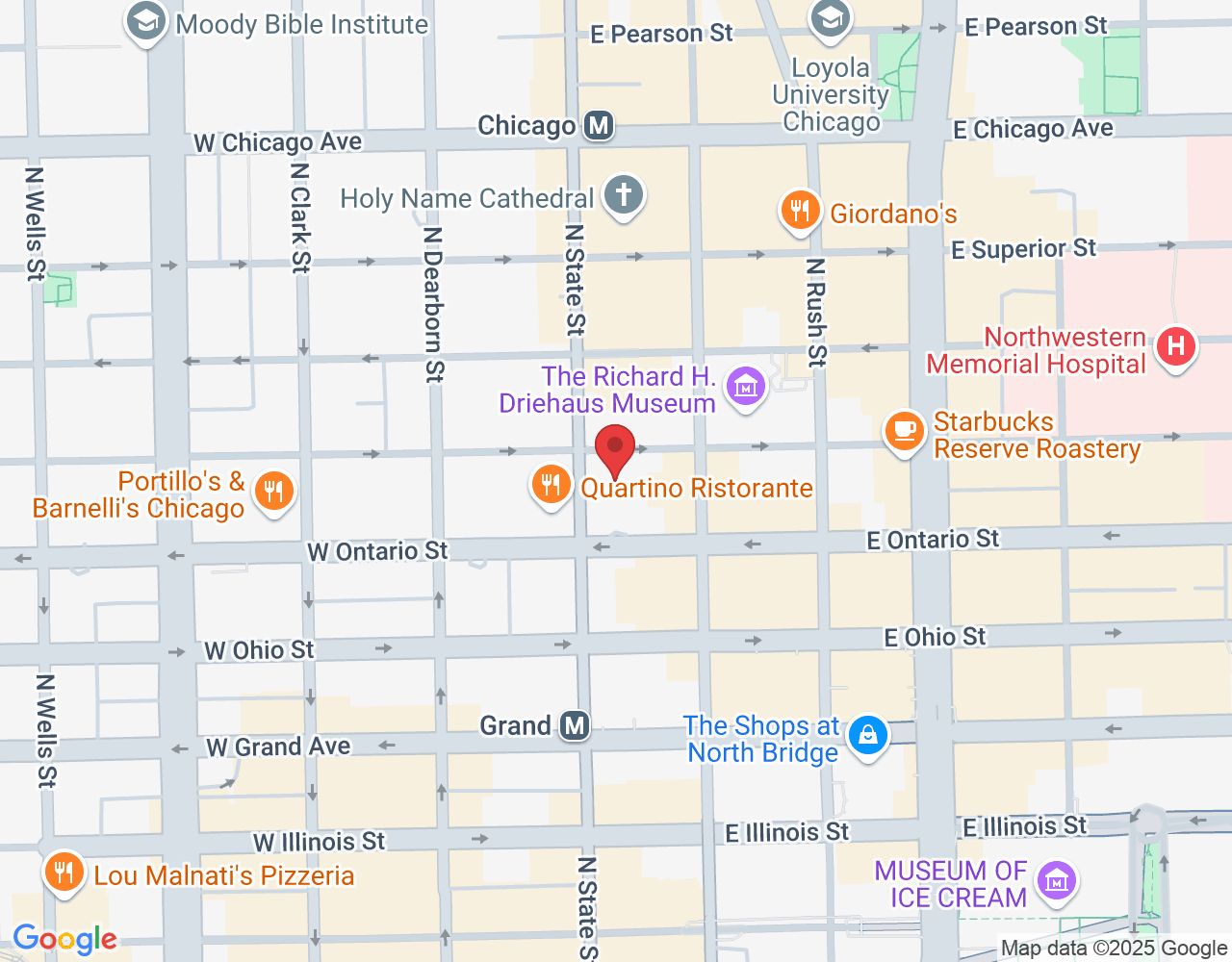 1 E Erie St ste 525 unit, Chicago, IL 60611, USA