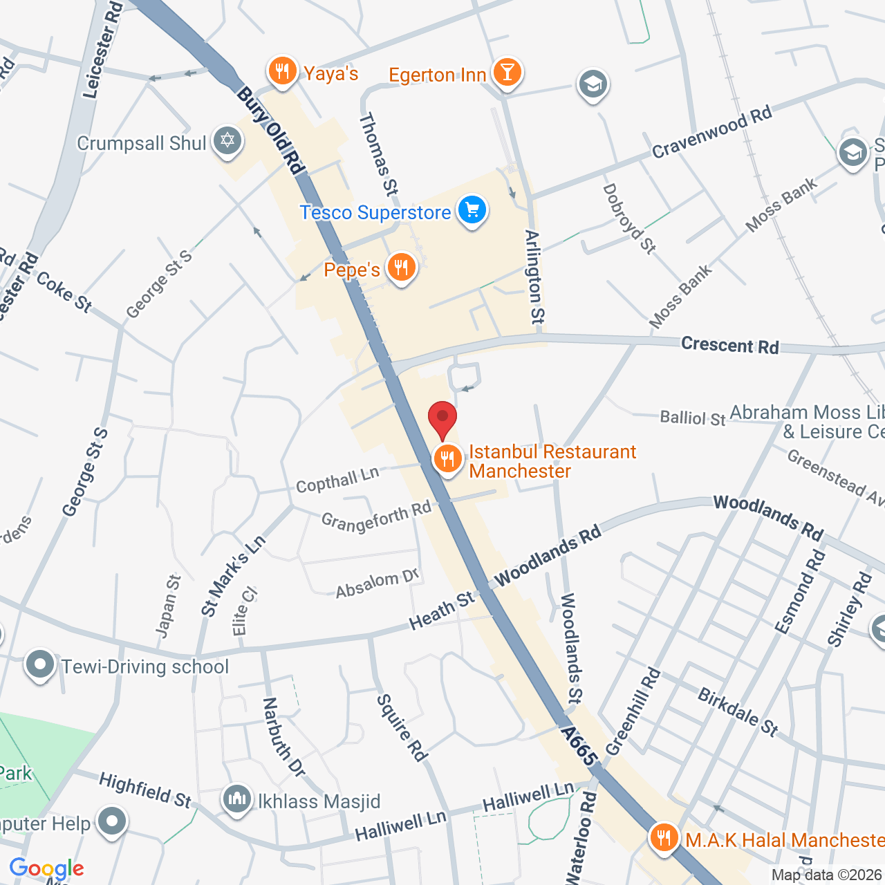 2 Bury Old Rd, Manchester M8 9JN, UK