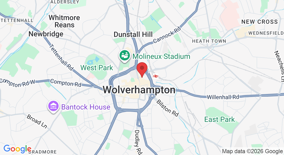 22 Broad St, Wolverhampton WV1 1HP, UK
