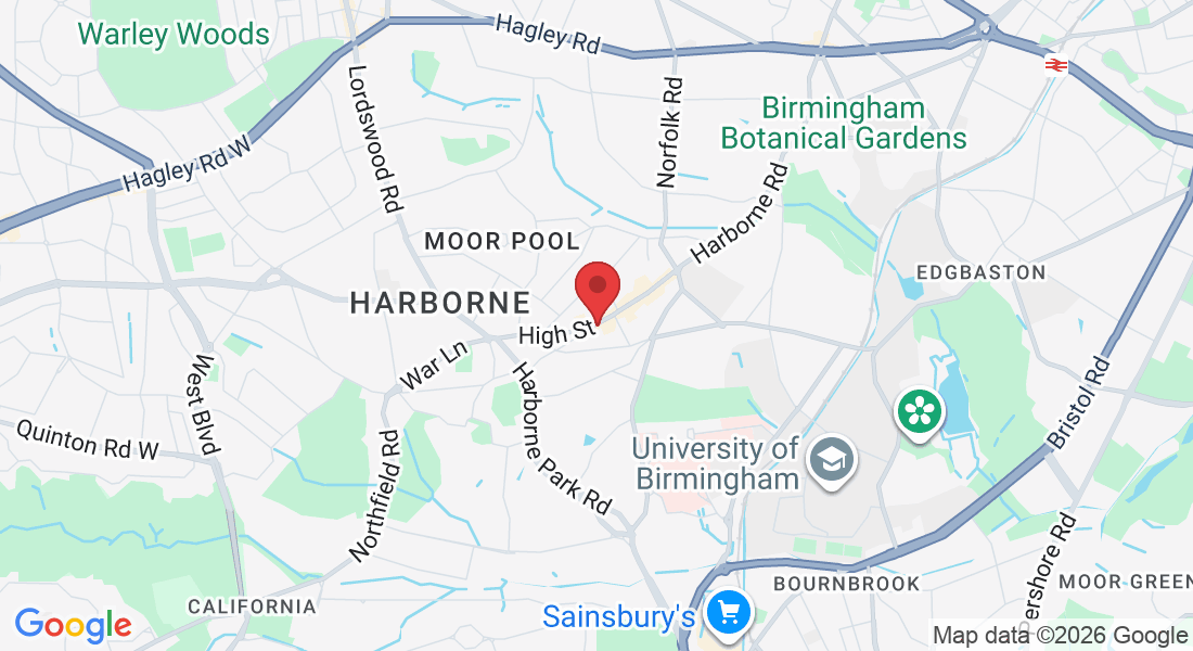 184 High St, Harborne, Birmingham B17 9PP, UK
