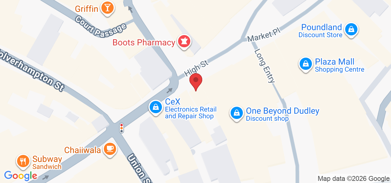 22 High St, Dudley DY1 1PJ, UK