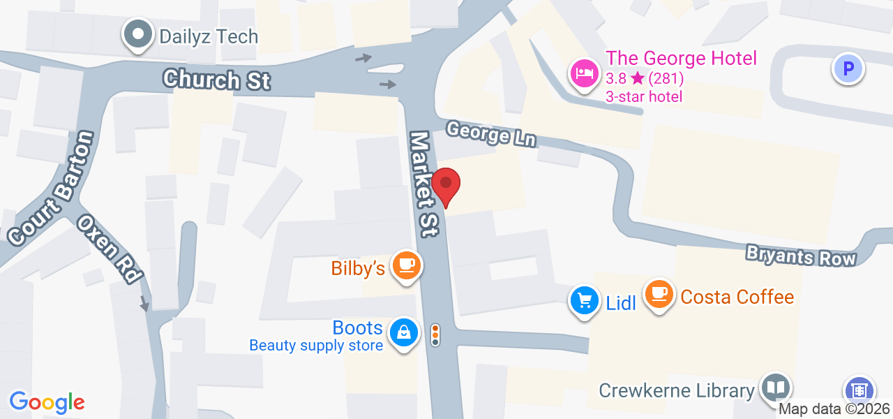 7 Market St, Crewkerne TA18 7JP, UK