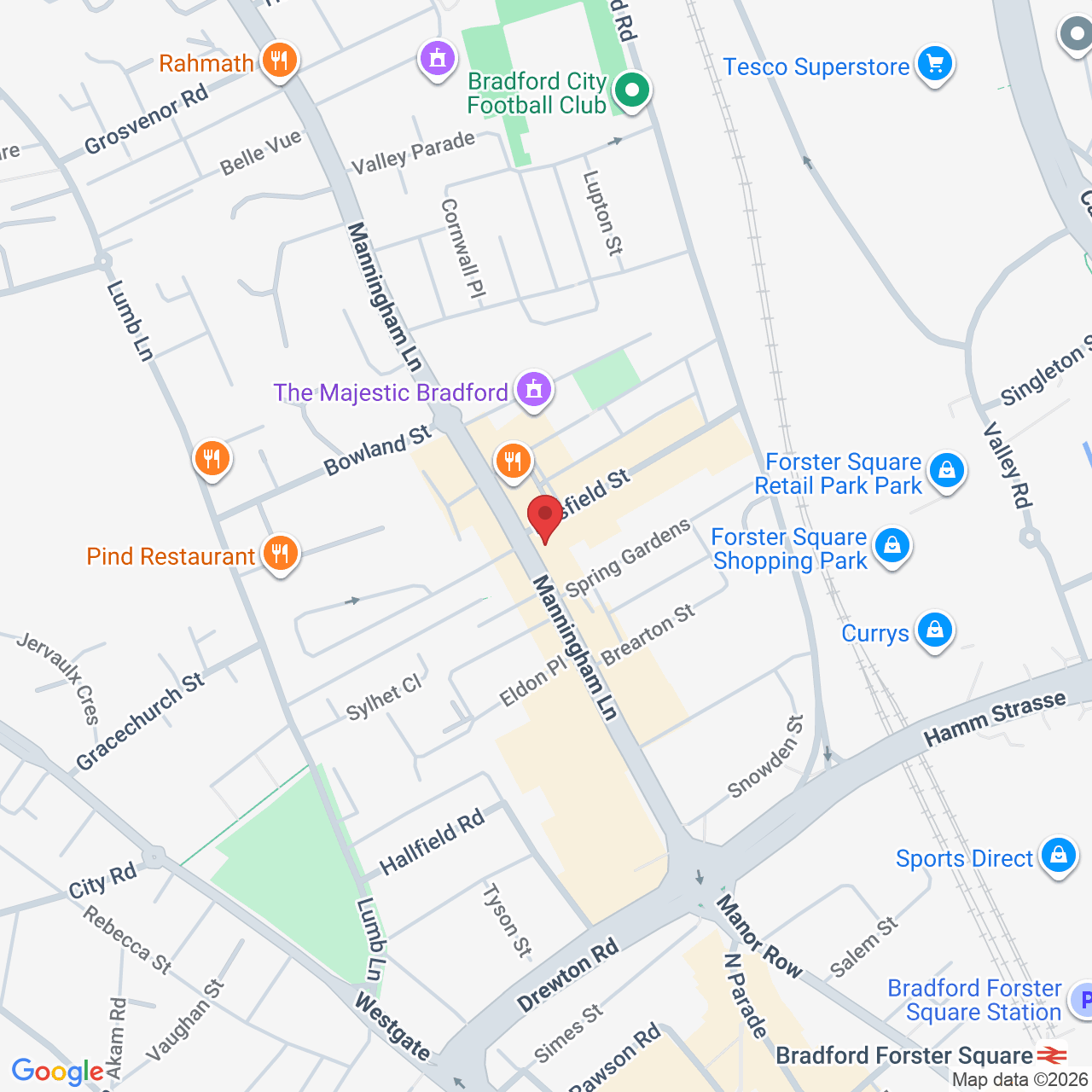 74 Manningham Ln, Bradford BD1 3EP, UK